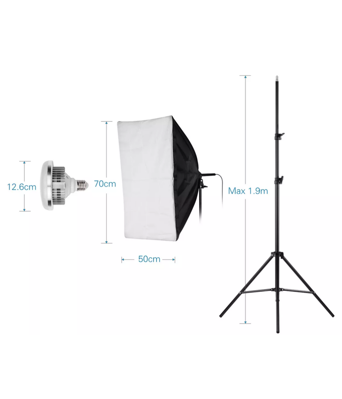 Combo LED Softbox Impulso 85W ⚡