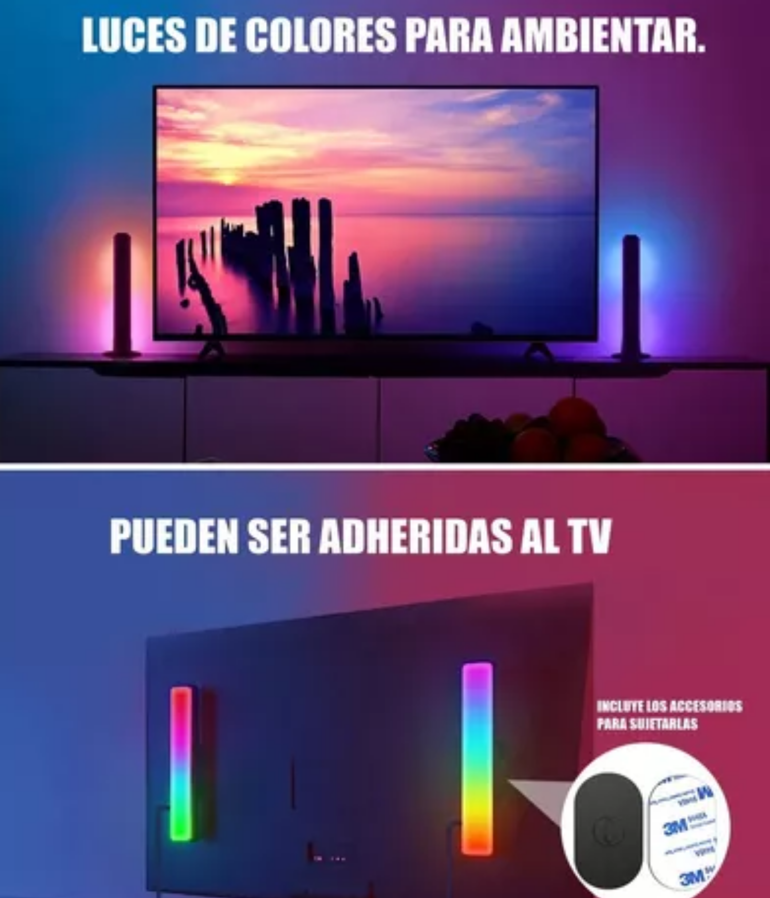 Barra de luz Rgb  Ritmica